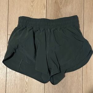 lululemon track that 3 shorts worn once size 10